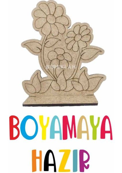 Papatya Çiçeği Boyama Aktivite Sanat Okul Öncesi Anaokulu Kreş Etkinlik 13X12 cm 10 Adet fiyatları
