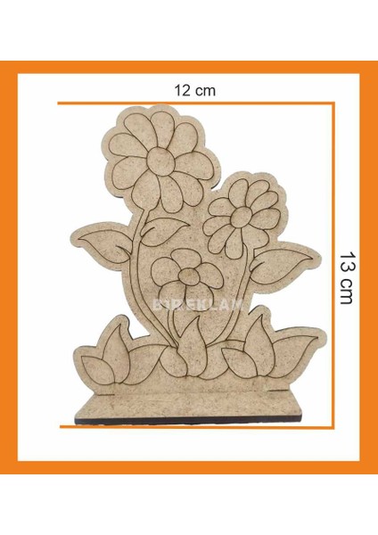 Papatya Çiçeği Boyama Aktivite Sanat Okul Öncesi Anaokulu Kreş Etkinlik 13X12 cm 10 Adet modelleri