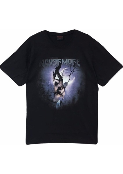 Nevermore Baskılı T-Shirt