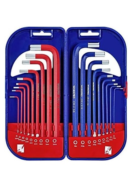 950/9 Hex-Plus Multicolour 2 L Anahtar Seti, Metrik, Blacklaser, 9 Parça