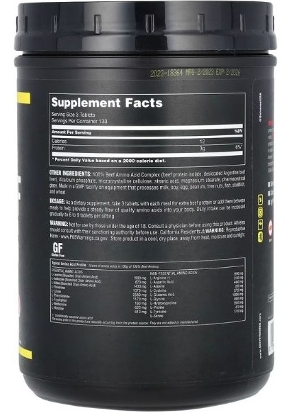 Beef Amino 400 Tablet