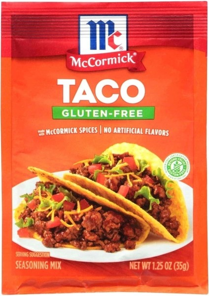 Taco grluten-Free Seasonıngr Mıx Baharat Karışımı 35 gr