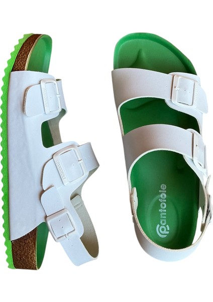 Çift Tokalı Erkek Sandalet