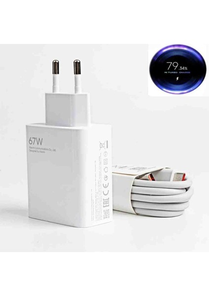 Poco M6 Pro Modeli Için 67W Turbo Süper Hızlı Şarj Aleti