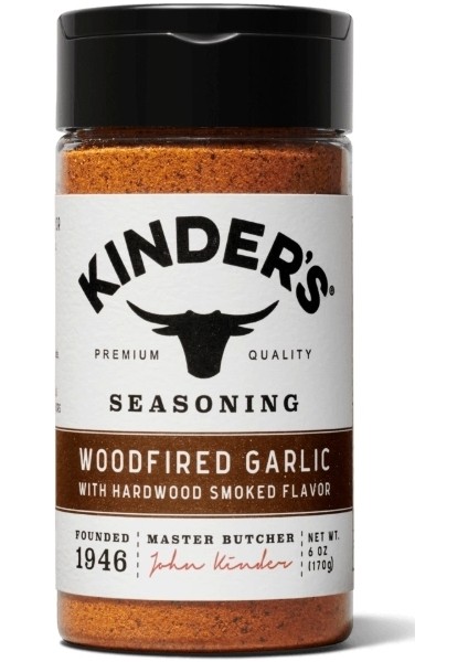Kınder's Seasoıng Woodfıred Garlıc Whıt Hardwood Smoked Flavor 170 gr