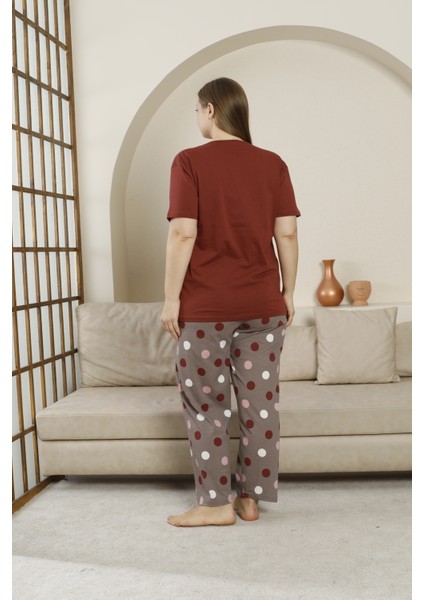 Battal Boy Pamuklu Kadın Pijama Takımı