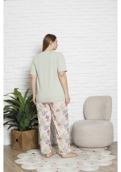 Battal Boy Pamuklu Kadın Pijama Takımı
