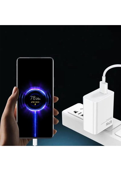 Xiaomi Mi Mix Fold 4 Modeli Için 67W Turbo Süper Hızlı Şarj Aleti