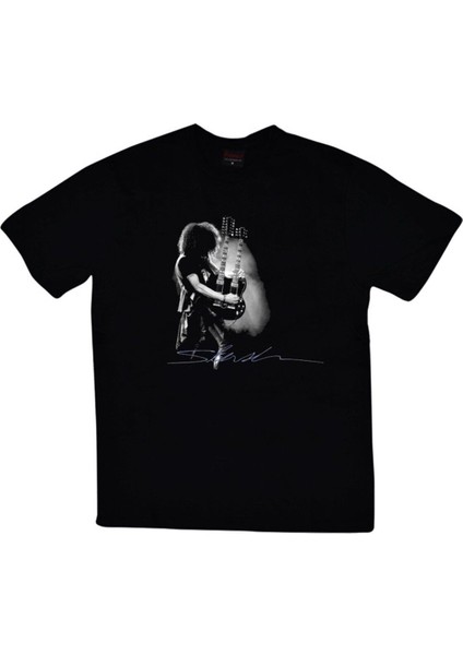 Guns N Roses Baskılı Unisex %100 Pamuk Siyah T-Shirt