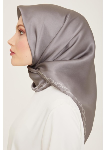 Ipek Eşarp 2024 Yaz - 9154-54 Koyu Gri Sura