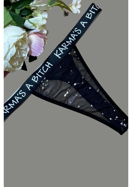 Miraxx Yazılı String Tanga