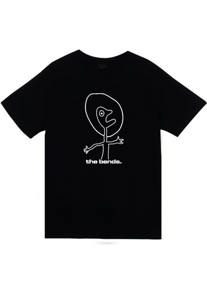 Radiohead Baskılı Unisex %100 Pamuk Siyah T-Shirt