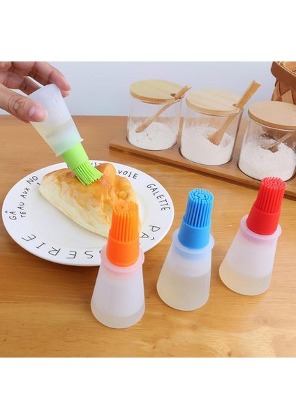 Escova Silikon Hazneli Yumurta ve Sos Fırçası