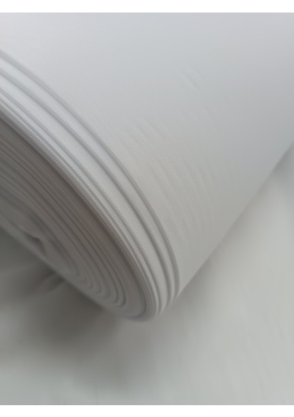 Modern Düz Tül Perde - Ekru - Pilesiz Dikim - YU7471