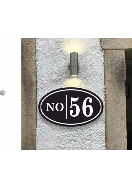 Duvar - Kapı - Bahçe Numarası 25X15CM Dış Mekan modelleri