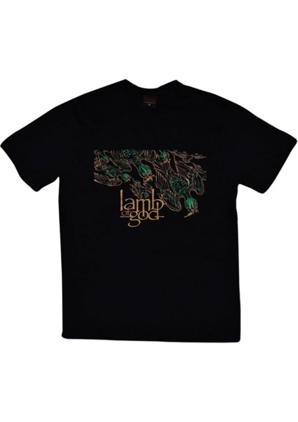 Lamb Of God Baskılı T-Shirt