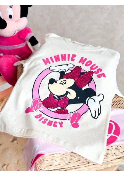 Kız Çocuk Minnie Mouse Set modelleri