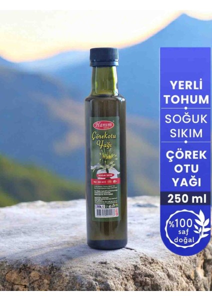 Organik Soğuk Sıkım Çörekotu Yağı 250 ml