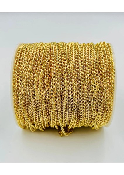 Kararma Yapmaz 0.8 Mm Gold Zincir 10 Metre