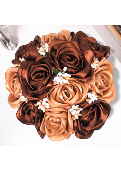 Ayaklı Porselen Vazoda Dekoratif Güller, Düğün, Nişan, Söz, Kına, Hediyelik Çiçek, Dekoratif Çiçek modelleri