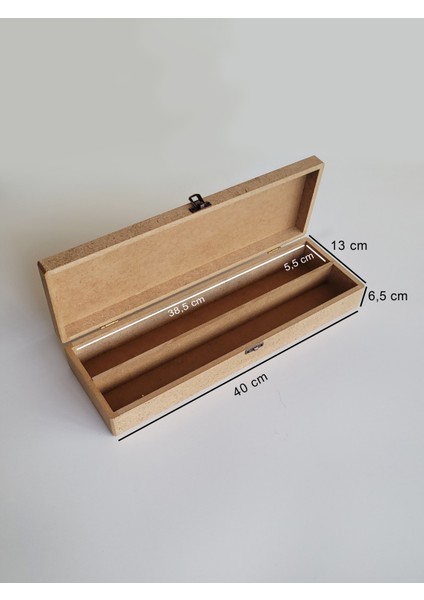 Ahşap, Ham Mdf, Boyanabilir Şiş Kutusu