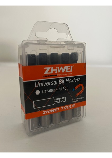 Manyetik Bits Uç Uzatma Adaptörü - 60 mm Mıknatıslı Bits Uzatma