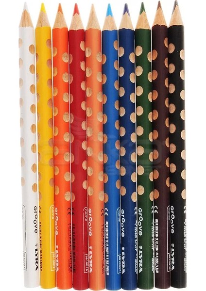 Groove Natural Grip 10LU Kuru Boya Seti L3811100 fiyatları