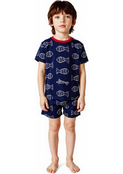 Erkek Çocuk Fish Pijama Takımı