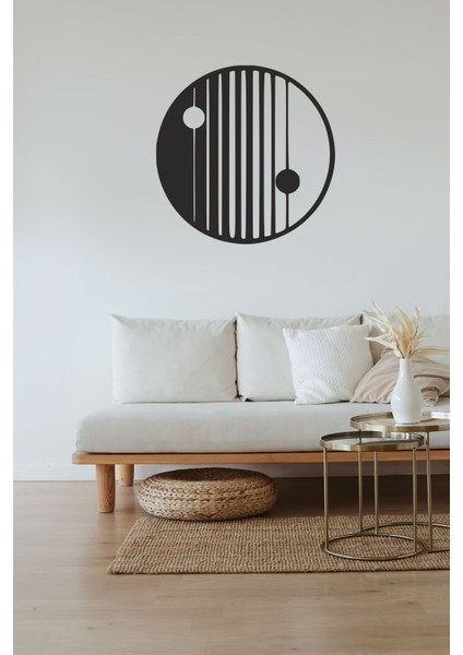 Bohem Soyut Ying Yang Duvar Dekorasyonu