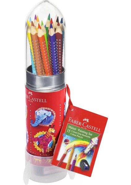 Faber Castell Roket Grip Kuruboya Kalemi 15 Renk 112457