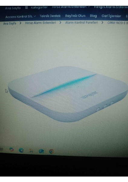W20 S Beyaz Gprs Gsm Wifi Kablosuz Alarm Paneli