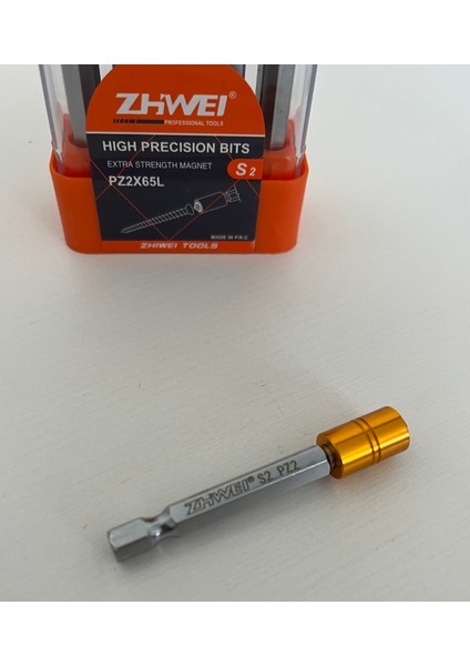 Bits Uç Pz2 65 mm Ekonomik Stoplamalı / Şapkalı (1 ADET BİTS UÇ)