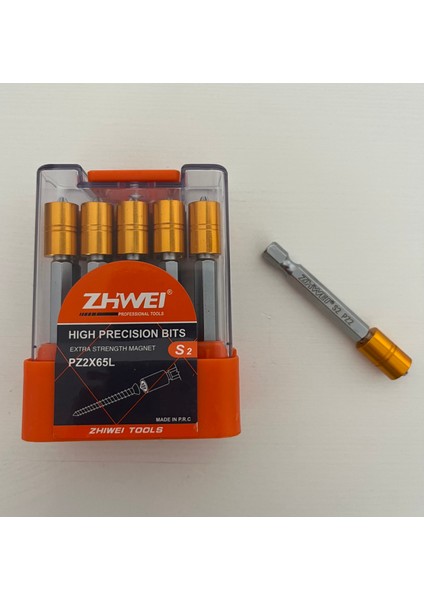 Bits Uç Pz2 65 mm Ekonomik Stoplamalı / Şapkalı (1 ADET BİTS UÇ)