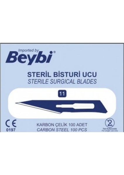 Bistür-I Ucu 11 No [100 Adet ] Steril