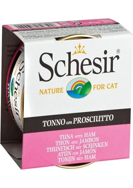Ton Balık ve Jambonlu Jöleli Konserve Kedi Maması 85 gr