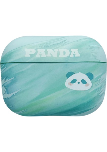 Apple AirPods Pro 2 Mat Karikatür Panda Desen Baskı Koruyucu Kapak Için Sert Pc Kılıfı (Yurt Dışından) fiyatları