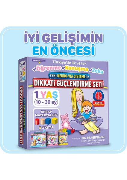 Osman Abalı Dikkati Güçlendirme Seti 1 Yaş