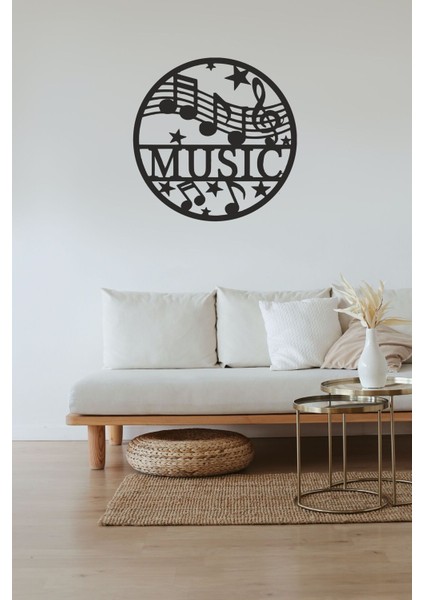 Müzik Sol Anahtarı Nota Temalı Müzik Odası Müzik Okulu Duvar Dekorasyonu