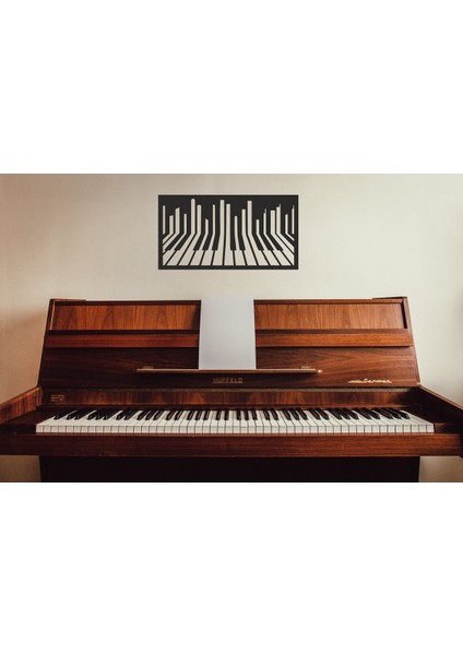 Geometrik Piyano Tuşları Müzik Odası Müzik Okulu Duvar Dekorasyonu Ahşap Mdf fiyatları