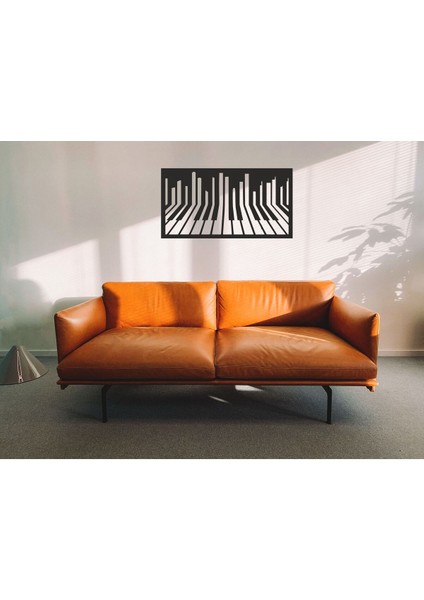 Geometrik Piyano Tuşları Müzik Odası Müzik Okulu Duvar Dekorasyonu Ahşap Mdf modelleri