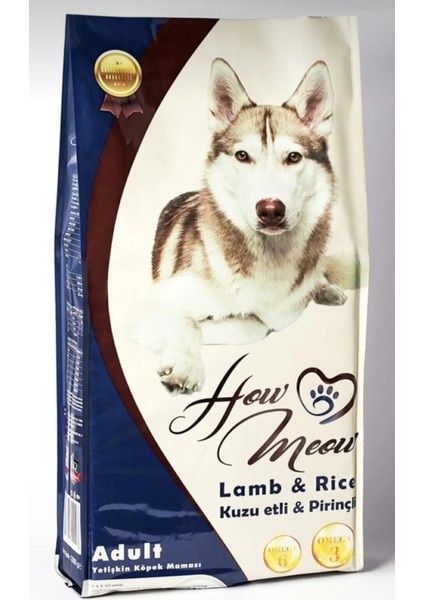 Yetişkin Köpek Kuru Maması Kuzulu ve Pirinçli 15 kgr