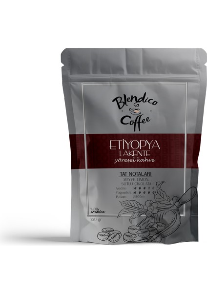 Etiyopya Lakente Yöresel Kahve 250 gr