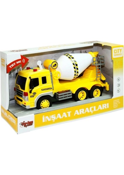WY310B-C-D 1:16 Sürtmeli Sesli Işıklı Damperli Kamyon