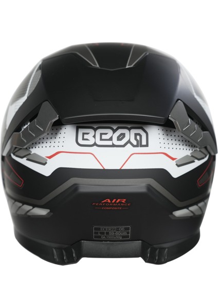 B-507 Full Face Motosiklet Kaskı FF05 Siyah/beyaz/gri modelleri