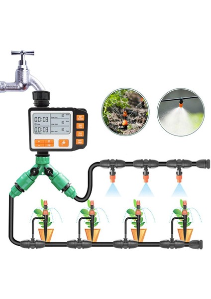 Otomatik Sulama Saati Zamanlayıcısı Bahçe Sulama Sistemi (Dijital Programlanabilir)