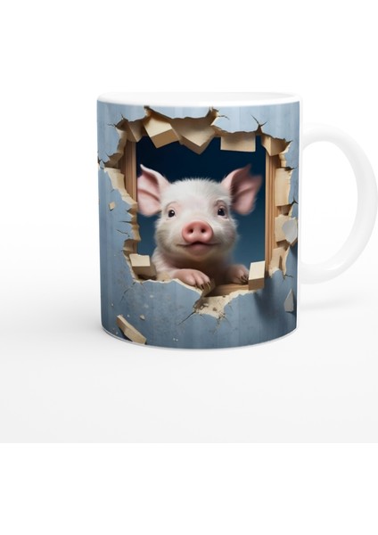 Duvarı Delen Sevi mli Domuz Kupa Bardak modelleri