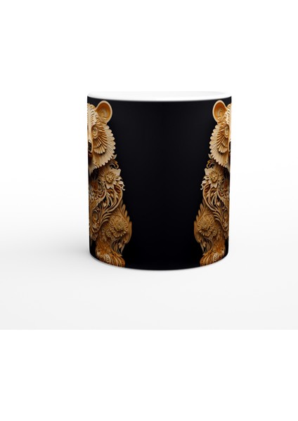 Dekoratif Ayı Figürlü Baskılı Kupa Bardak fiyatları