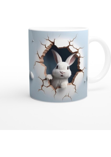 Duvarı Delen Tavşan Sürprizi Kupa Bardak modelleri