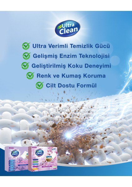 Çamaşır Deterjan Yaprakları - Kiraz Çiçeği Kokusu 50 Yıkama (Yaprak)