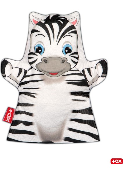 Zebra Vahşi Hayvanlar Keçe El Kukla